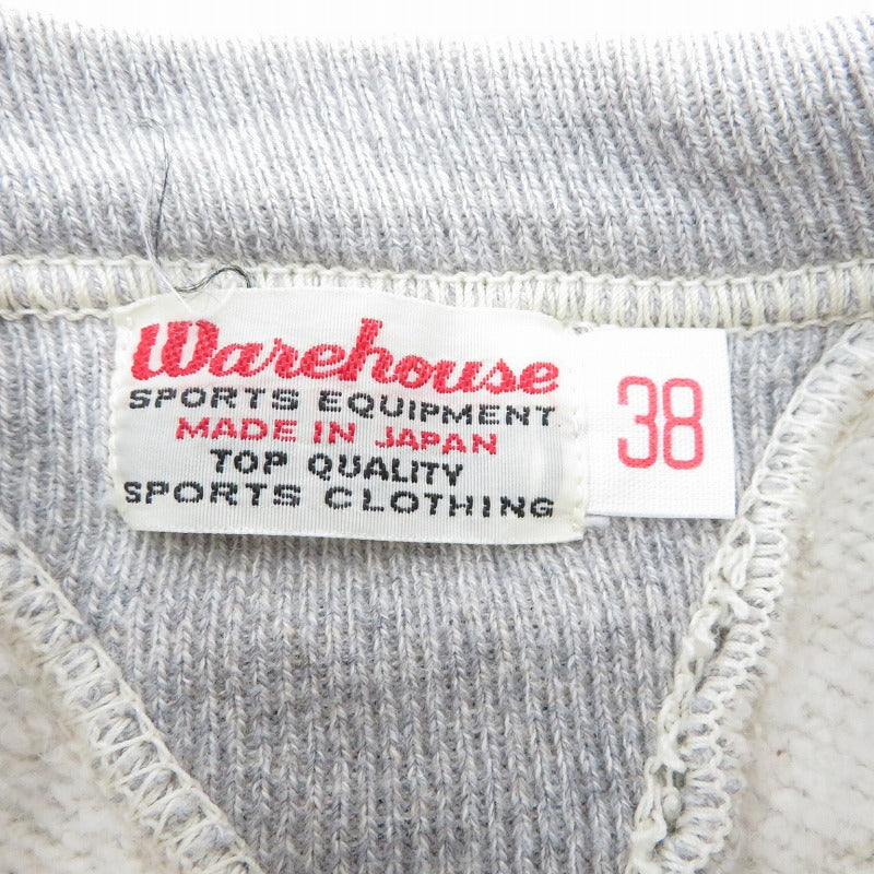 WARE HOUSE | ウェアハウス ウエアハウス MARQUETTE 両V仕様 スウェット スウェット グレー サイズ:38【瀬戸大橋店】
