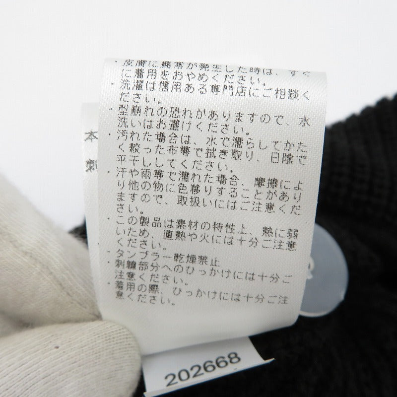 WACKOMARIA | ワコマリア KNIT WATCH CAP その他帽子 25FW-WMA-CP04 ブラック【瀬戸大橋店】