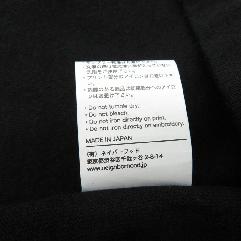 NEIGHBORHOOD | ネイバーフッド 長袖Tシャツ 252PCNH-LT10S ブラック サイズ:XL【瀬戸大橋店】