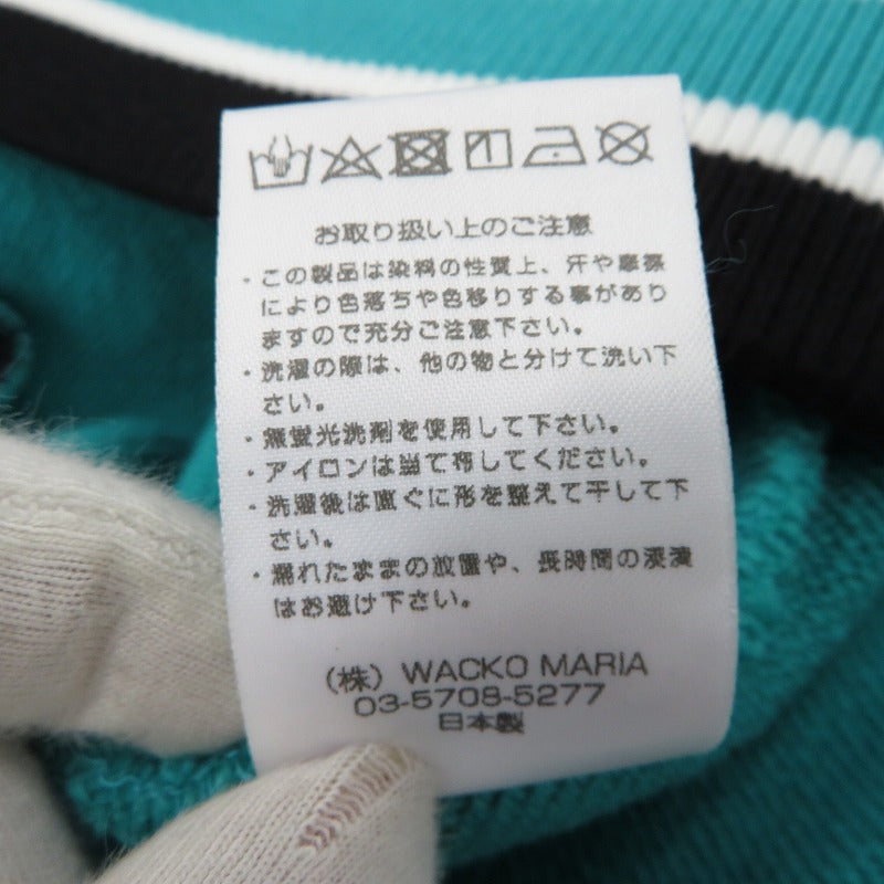 WACKOMARIA | ワコマリア MIDDLE WEIGHT SWEAT SHIRT -TYPE2- スウェット 25FW-WMC-SS09 グリーン サイズ:XL【瀬戸大橋店】