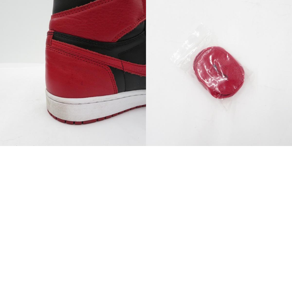 NIKE | ナイキ Air Jordan 1 Retro High OG 'Bred/Banned' スニーカー 555088-001 エアジョーダン レッド 27cm【瀬戸大橋店】