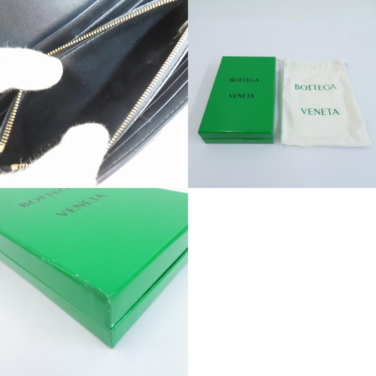 BOTTEGA VENETA | ボッテガヴェネタ カセット ラージ フラップウォレット 長財布 754470 VCQC4 8425 ブラック【瀬戸大橋店】