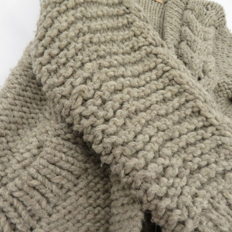 TODAYFUL | トゥデイフル Cable HandKnit Cardigan カーディガン 11820518 グレー サイズ:36【瀬戸大橋店】