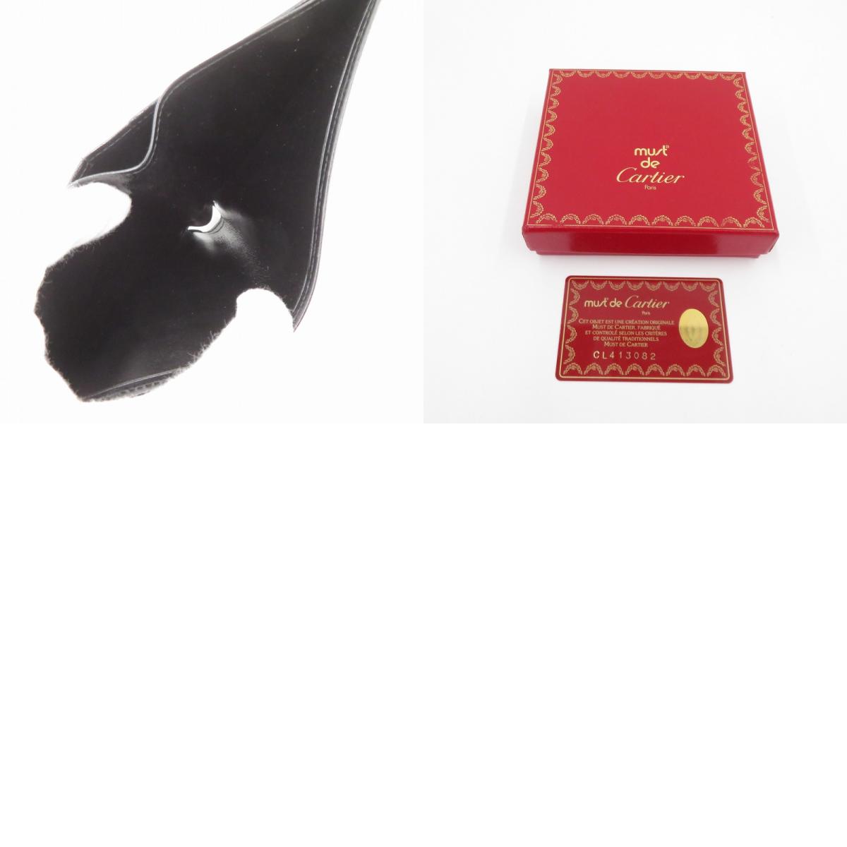 CARTIER | カルティエ パシャ ドゥ カルティエ 二つ折り財布 L3000128 ブラック【瀬戸大橋店】
