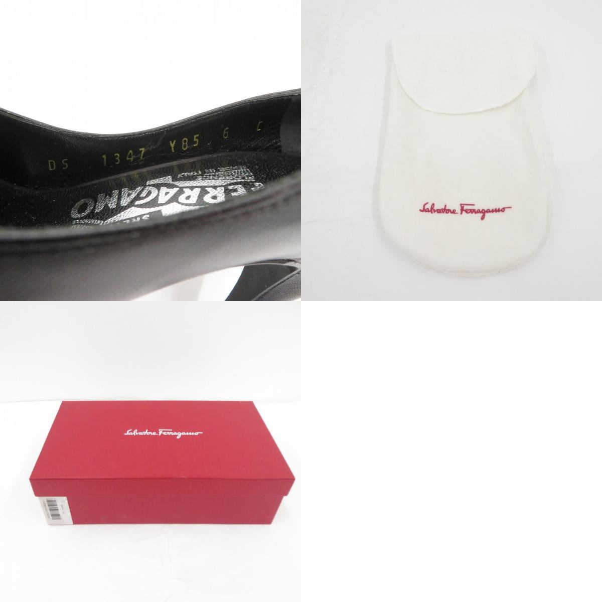 Salvatore Ferragamo | サルヴァトーレフェラガモ TIBERIA パンプス 0345880 サイズ:UK6(約24.5cm) ブラック 24.5cm【瀬戸大橋店】