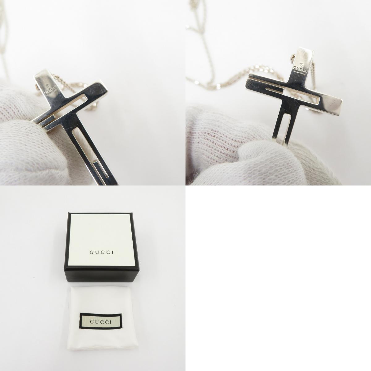 GUCCI | グッチ カットアウト クロス ネックレス 228364 シルバー【瀬戸大橋店】