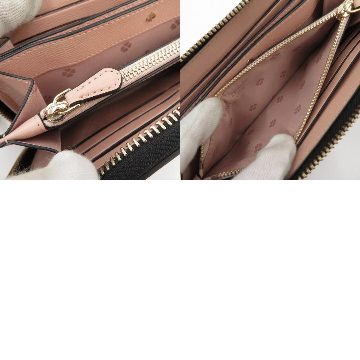 kate spade NEW YORK | ケイトスペードニューヨーク スペンサー ジップ アラウンド コンチネンタル ウォレット 長財布 PWR00281 ブラック【瀬戸大橋店】