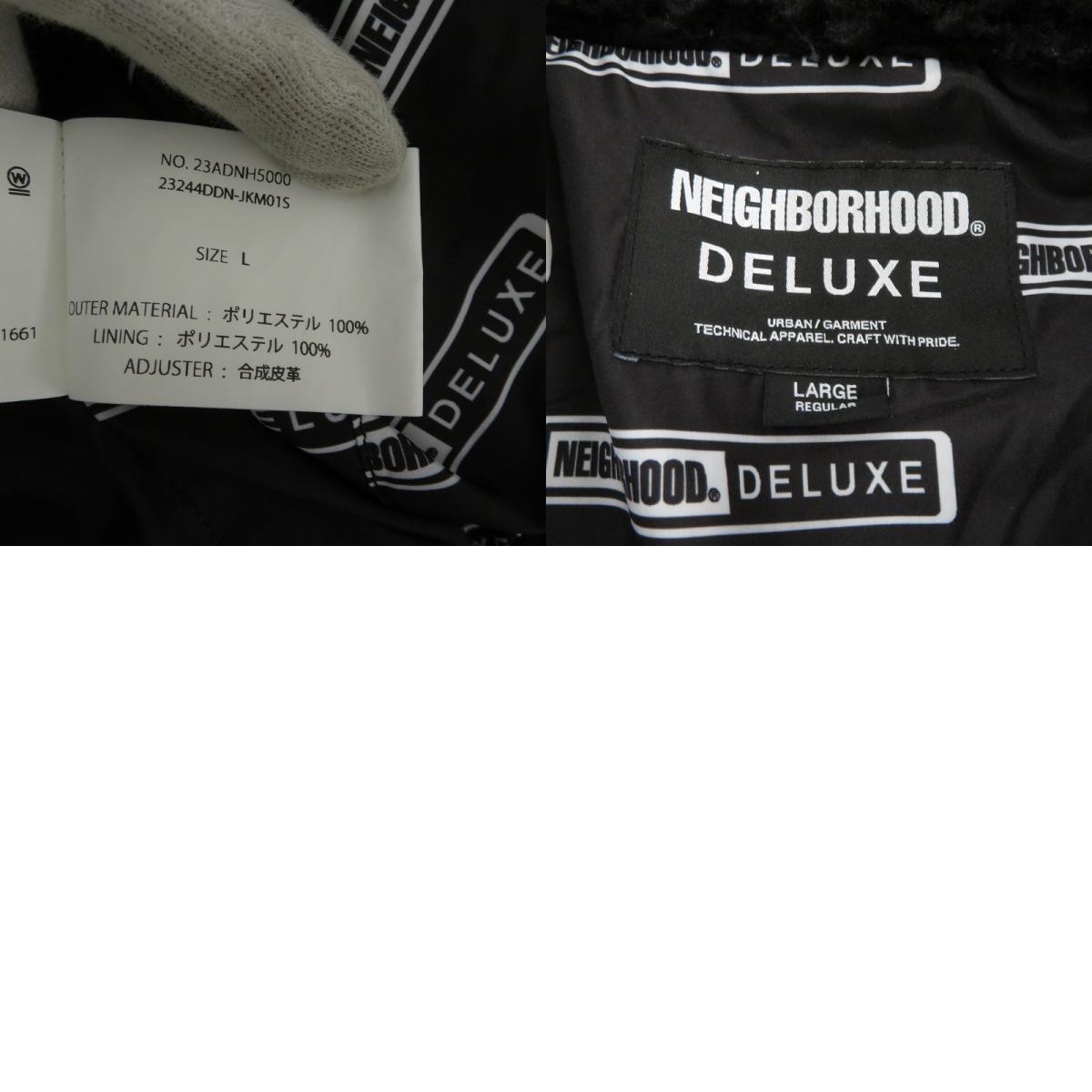 NEIGHBORHOOD | ネイバーフッド × DELUXE BOA JKT ボアジャケット その他アウター 23ADNH5000 ブラック サイズ:L【瀬戸大橋店】