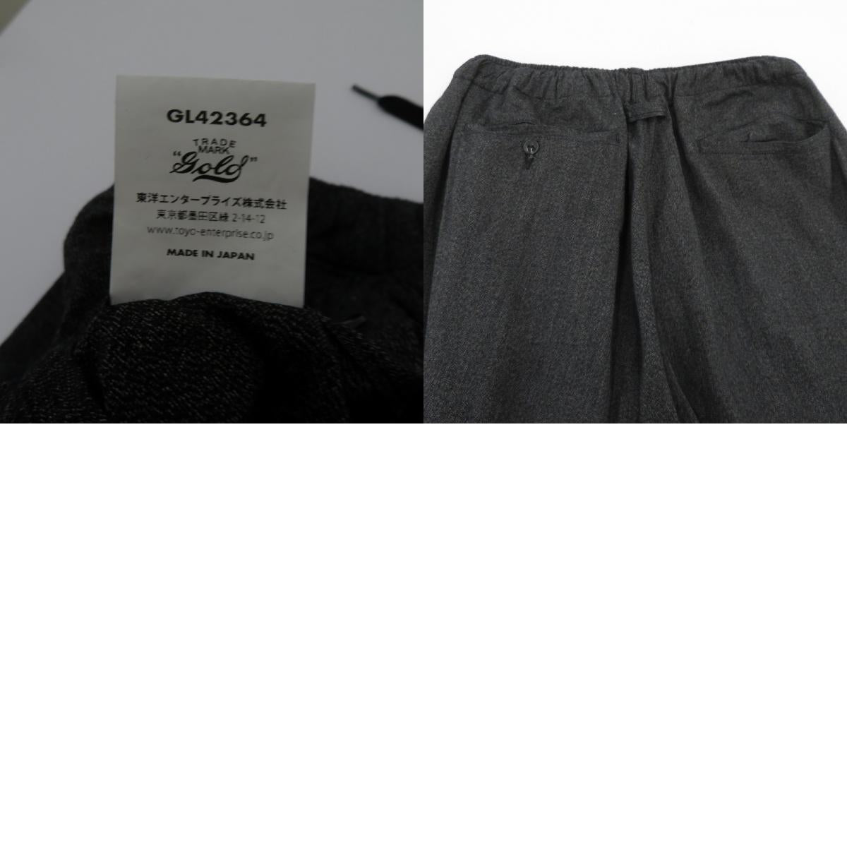 GOLD | ゴールド COVERT CHAMBRAY EASY PANTS パンツ GL42364 グレー サイズ:M【瀬戸大橋店】