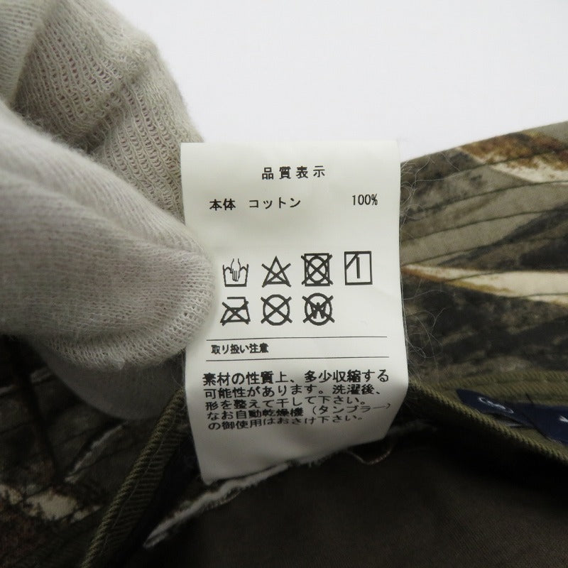 DESCENDANT | ディセンダント BOX BUCKET CAMO カモ バケットハット ハット カーキ サイズ:3【瀬戸大橋店】