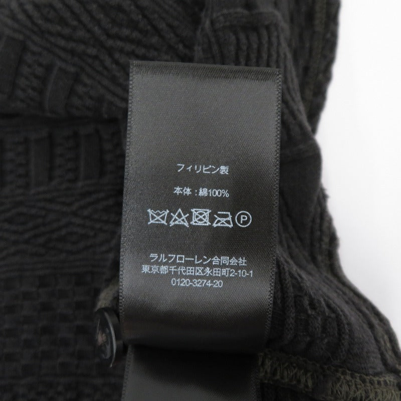 RRL(RALPH LAUREN) | ダブルアールエルラルフローレン 長袖シャツ MNRRKNI16820197 ブラック サイズ:XL【瀬戸大橋店】