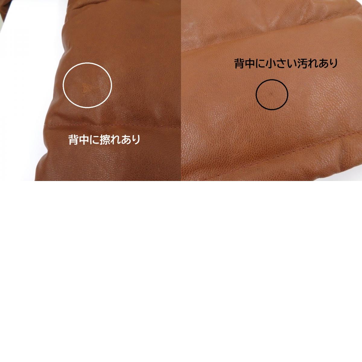 WEIRDO | ウィアード GOAT SKIN DOWN JACKET 'GROWN UP' レザー ダウンジャケット WRD-19-AW-01 ブラウン サイズ:S【瀬戸大橋店】