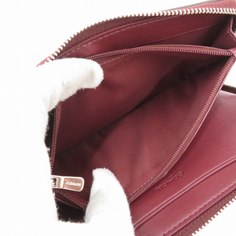 COACH | コーチ レザークリッターシグネチャー 長財布 アウトレット・f80222 ブラウン【瀬戸大橋店】