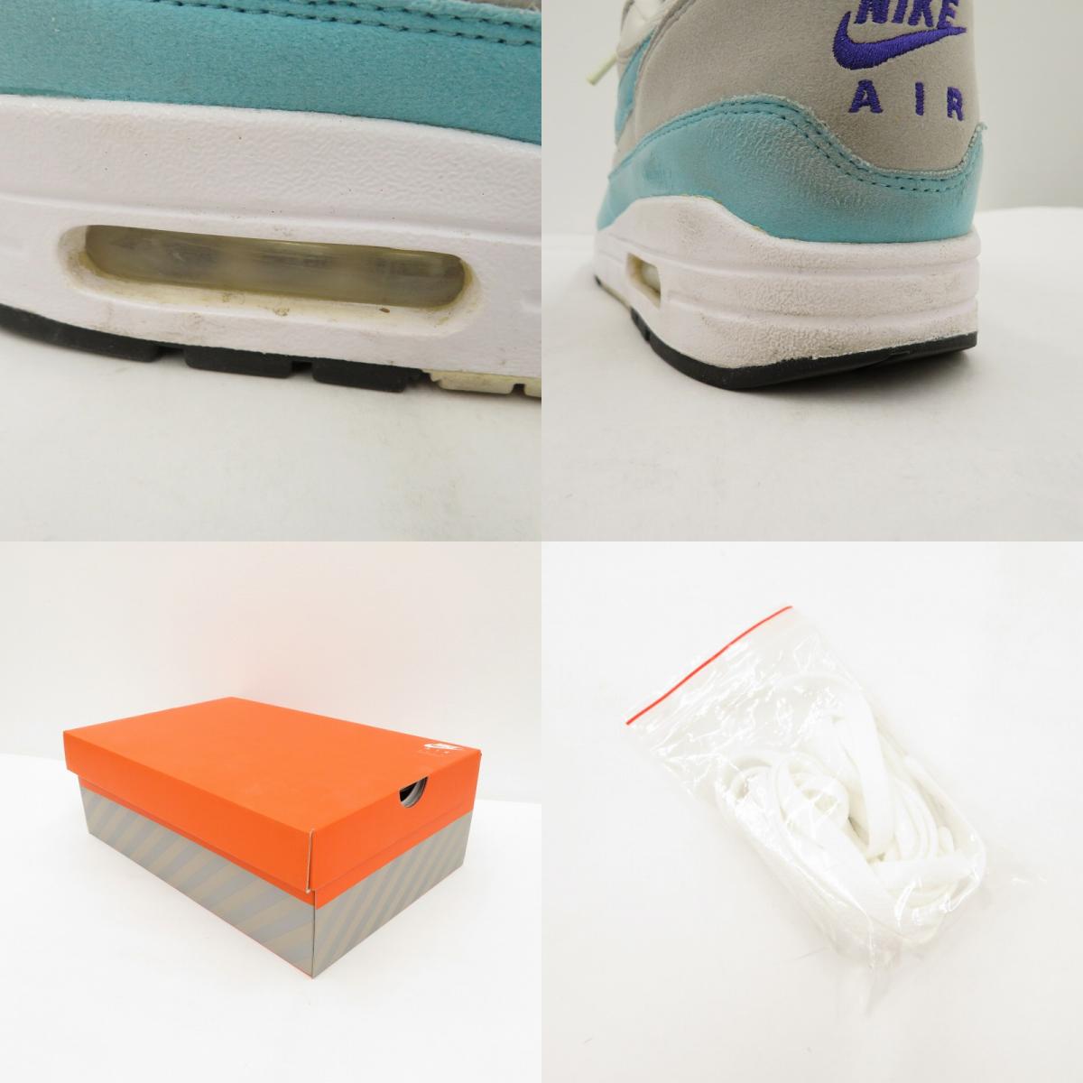 NIKE | ナイキ AIR MAX 1 ANNIVERSARY AQUA スニーカー 908375-105 エア マックス ブルー 27.5cm【瀬戸大橋店】