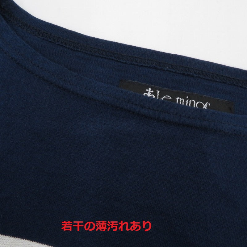 Le Minor | ルミノア 長袖Tシャツ ネイビー サイズ:L【瀬戸大橋店】