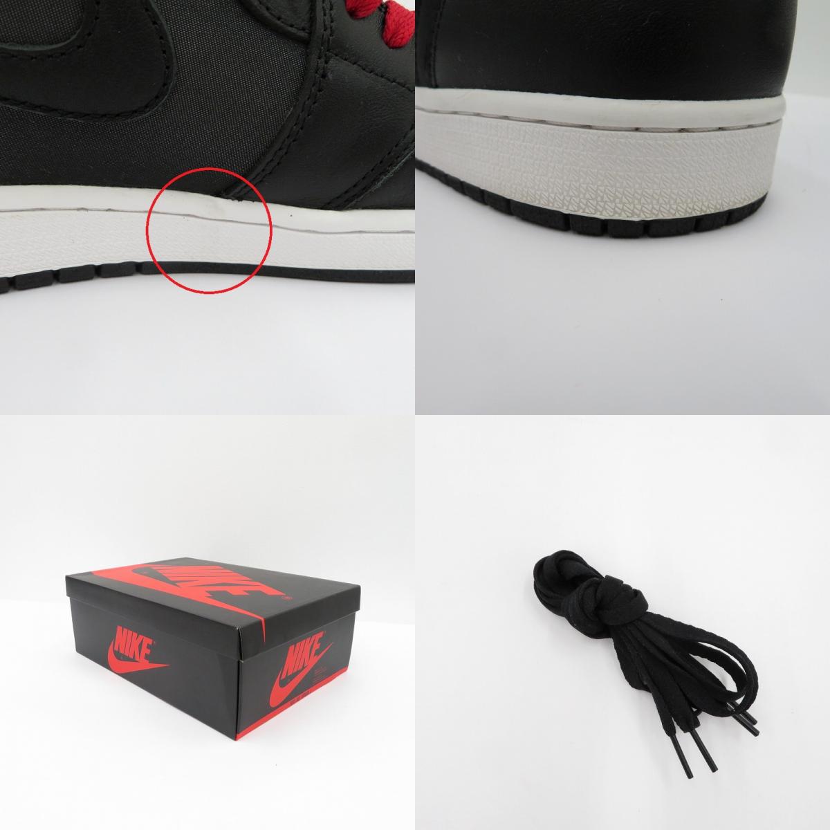 NIKE | ナイキ 'Black/Metallic Silver/Gym Red' スニーカー 555088-060 エアジョーダン ブラック 27.5cm【瀬戸大橋店】