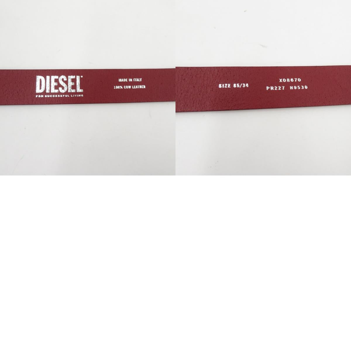 DIESEL | ディーゼル ベルト X08670 PR227 レッド【瀬戸大橋店】