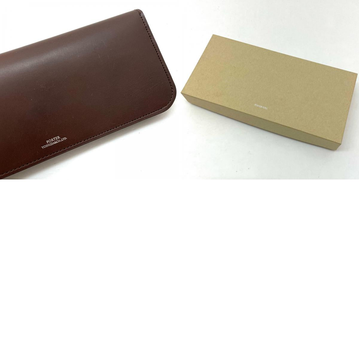 PORTER GIRL | ポーターガール 長財布 ブラウン【尾張小牧店】