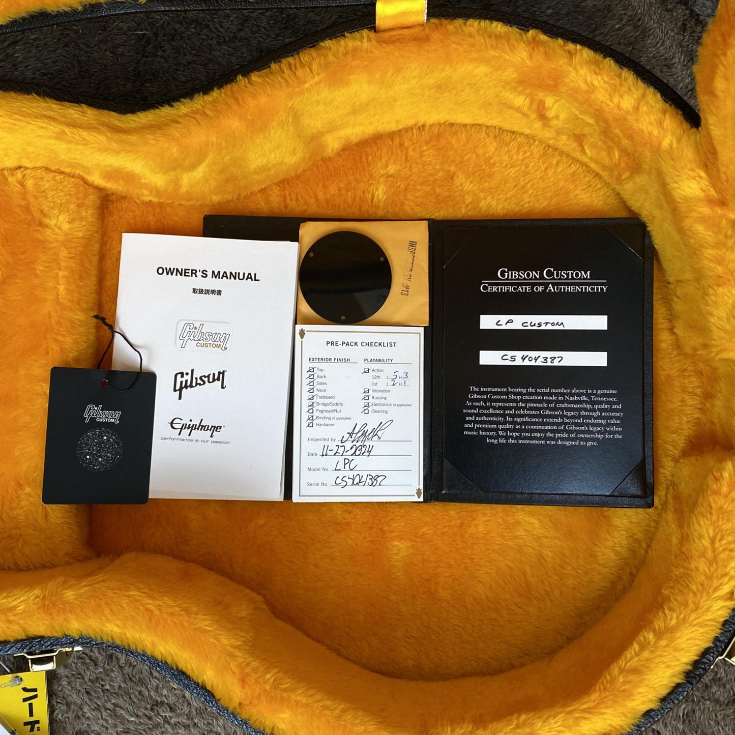 【新品】 Gibson Custom Shop | ギブソンカスタムショップ 楽器 Les Paul Custom w/ Ebony Fingerboard Gloss【尾張小牧店】