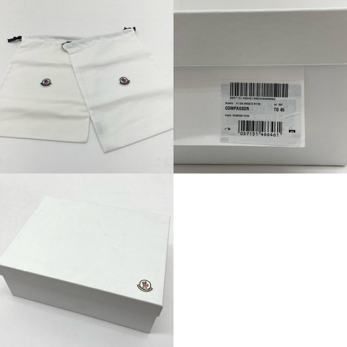 MONCLER | モンクレール Compassor ヌバックレザー&スエード スニーカー ブラック