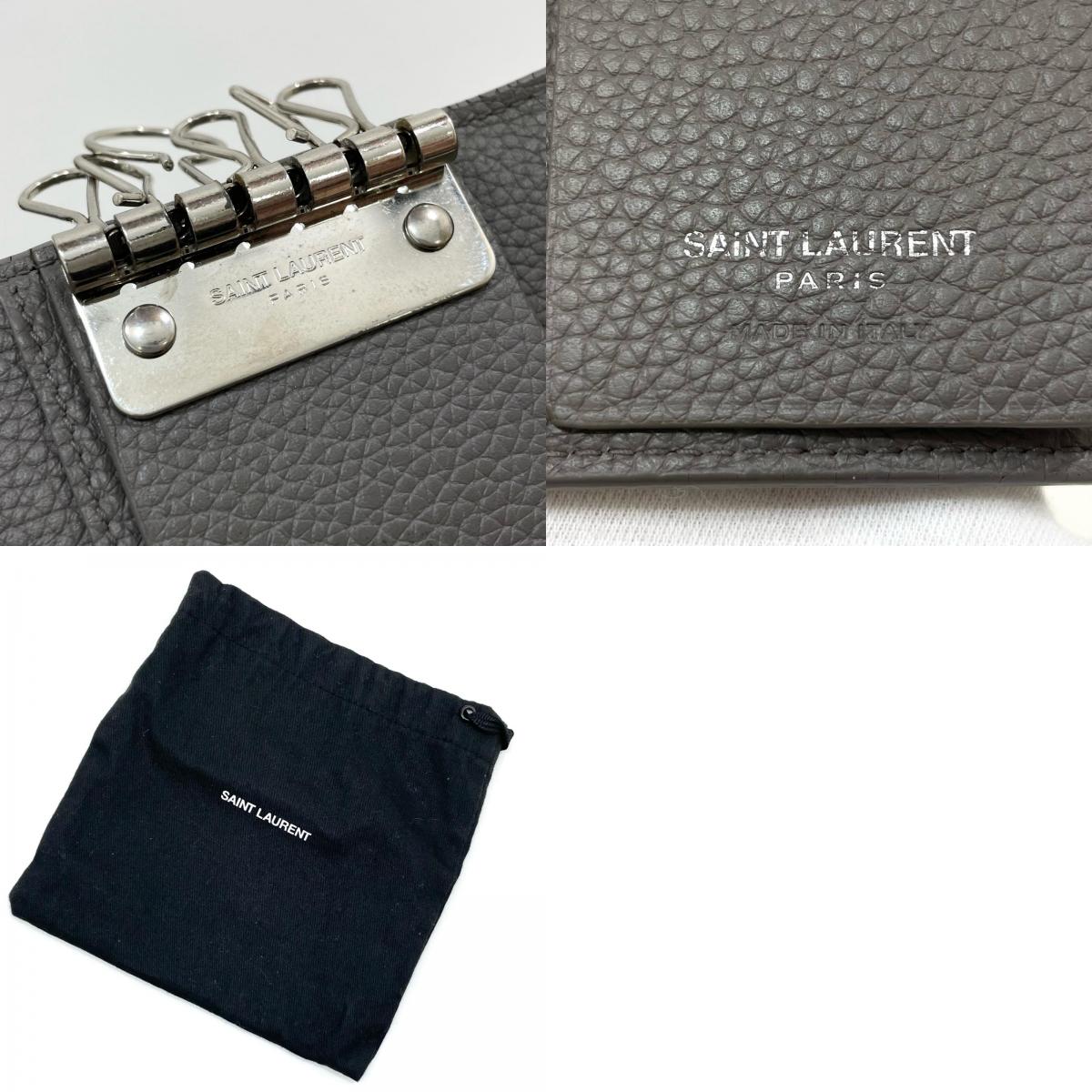 SAINT LAURENT | サンローラン キーケース グレー【尾張小牧店】