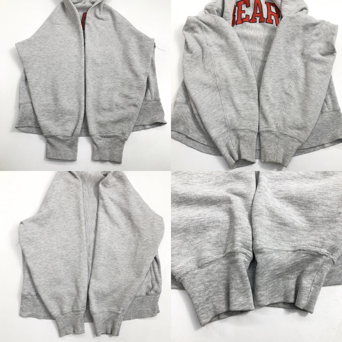 【中古】Champion | チャンピオン REVERSE WEAVE リバースウィーブ 80年代 トリコタグ後期 BEARS パーカー グレー【尾張小牧店】