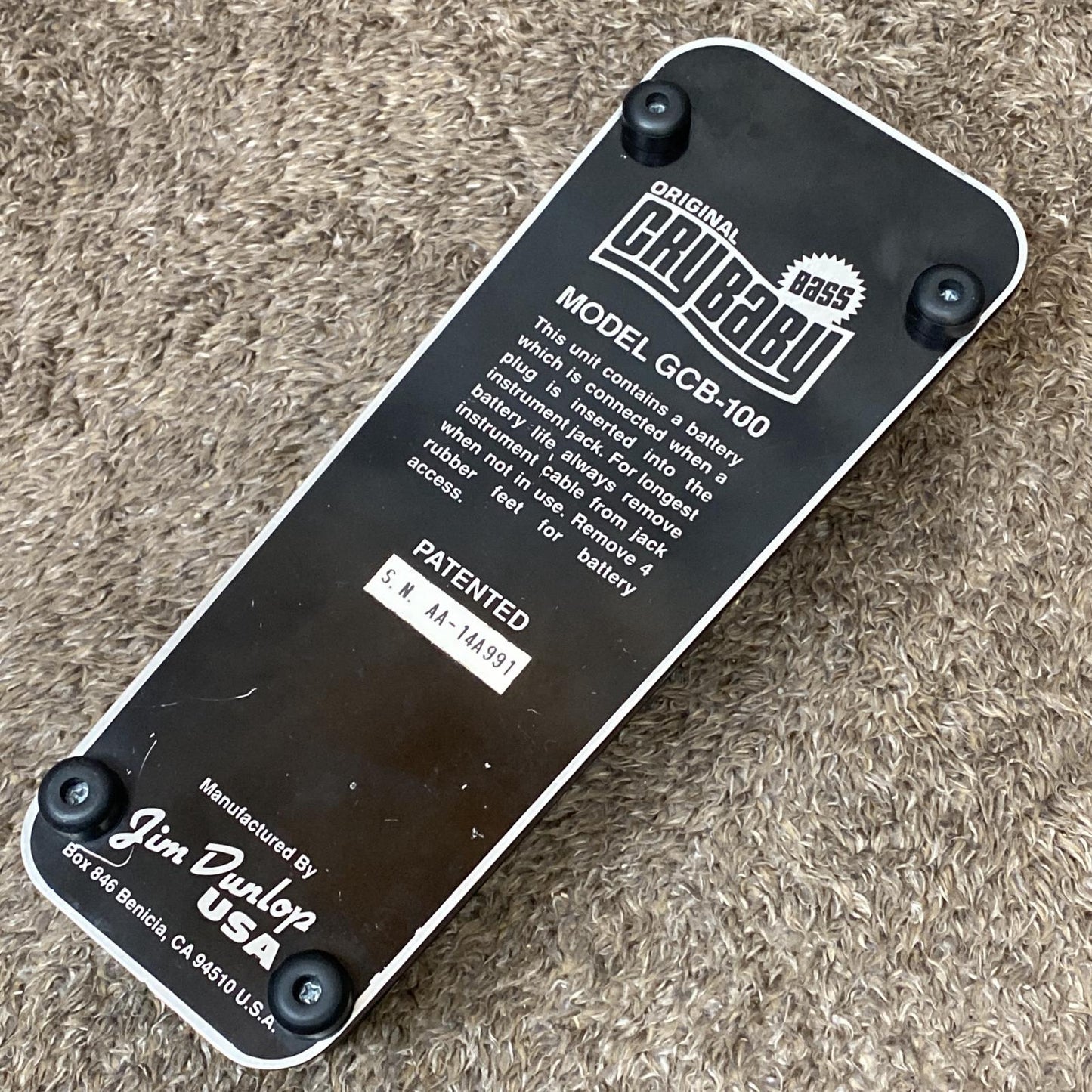 Jim Dunlop | ジムダンロップ 楽器 BASS CRYBABY GCB-100【尾張小牧店】