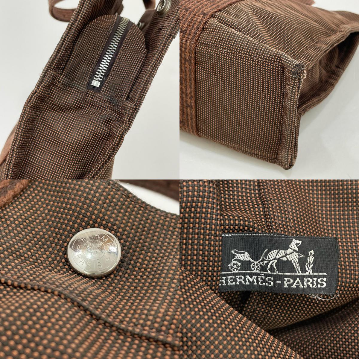 【中古】HERMES | エルメス エールライン PM トートバッグ ブラウン【尾張小牧店】