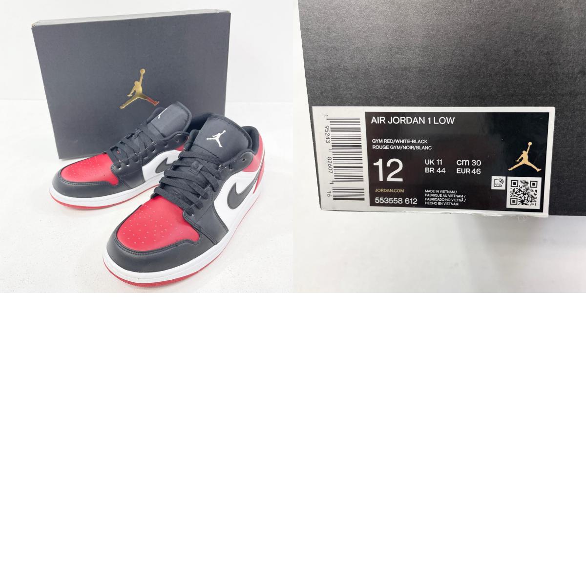 NIKE | ナイキ Air Jordan 1 Low スニーカー 553558-612 レッド