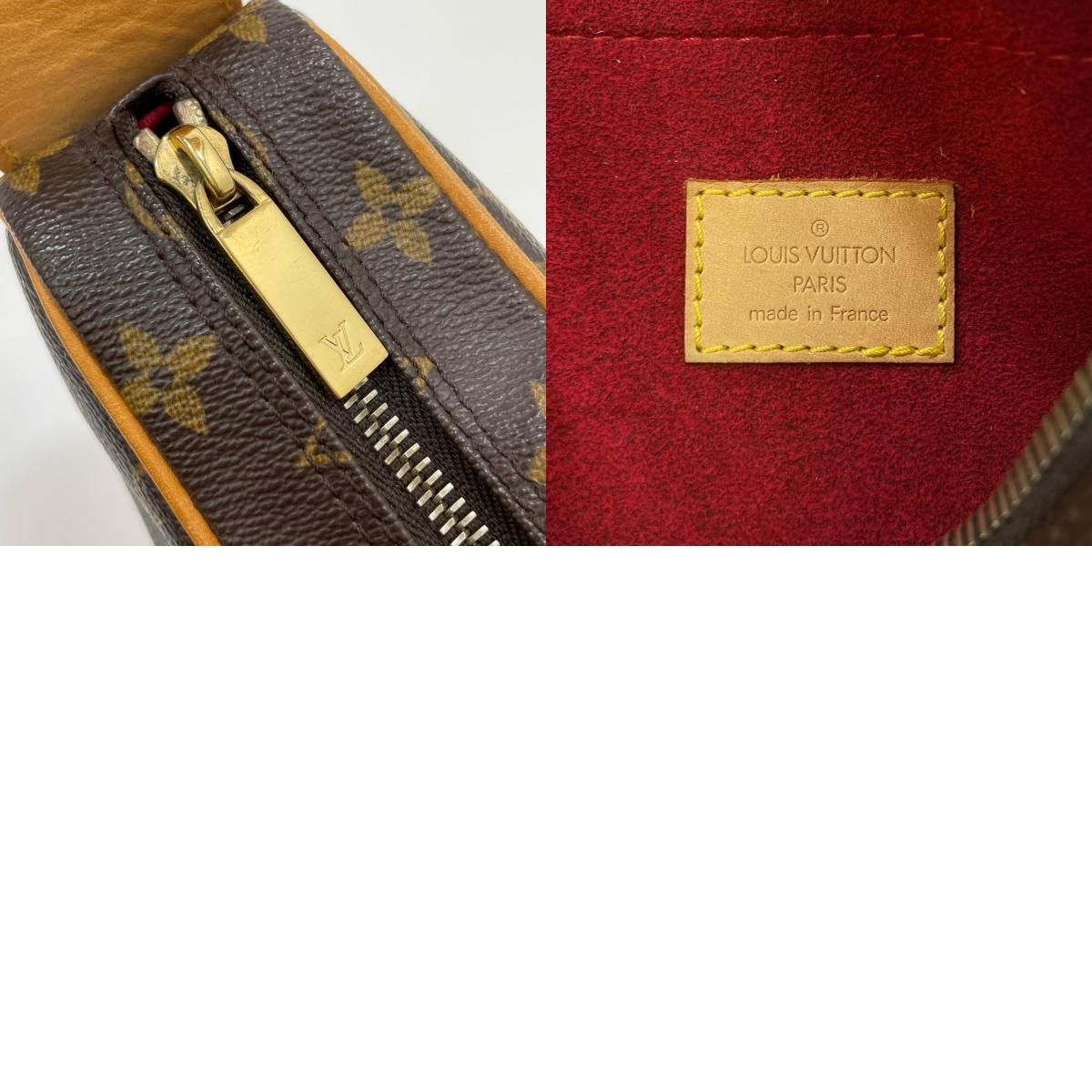 【中古】LOUIS VUITTON | ルイ・ヴィトン クロワッサンMM モノグラム ハンドバッグ ワンショルダーバッグ M51512 ブラウン【尾張小牧店】