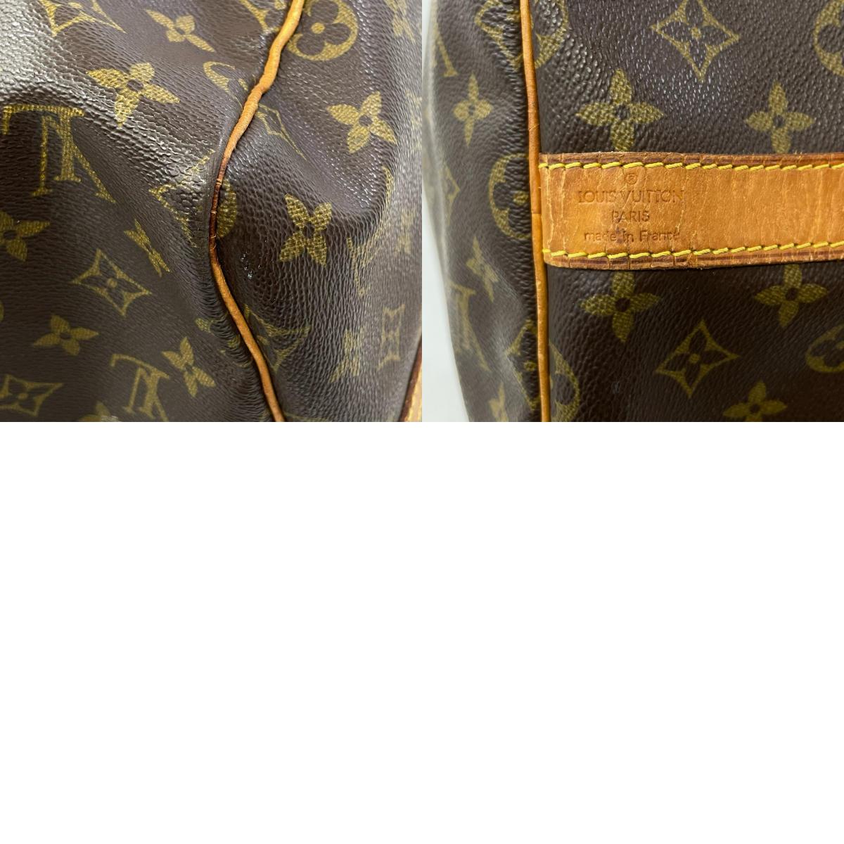 【中古】LOUIS VUITTON | ルイ・ヴィトン キーポル バンドリエール 55 モノグラム ボストンバッグ トラベルバッグ M41414 ブラウン【尾張小牧店】