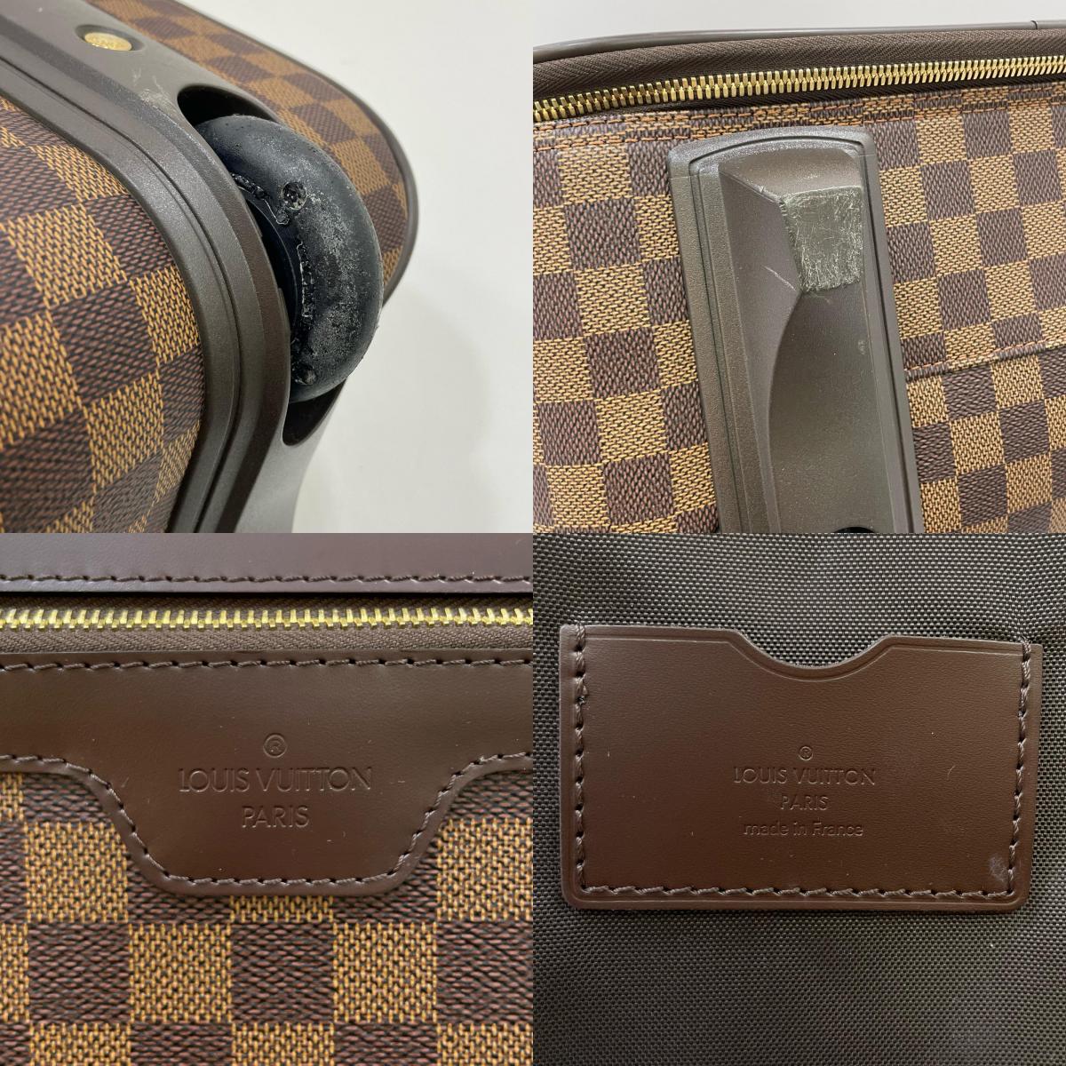 【中古】LOUIS VUITTON | ルイ・ヴィトン ぺガス 55 ダミエ スーツケース キャリーバッグ N23294 ブラウン【尾張小牧店】