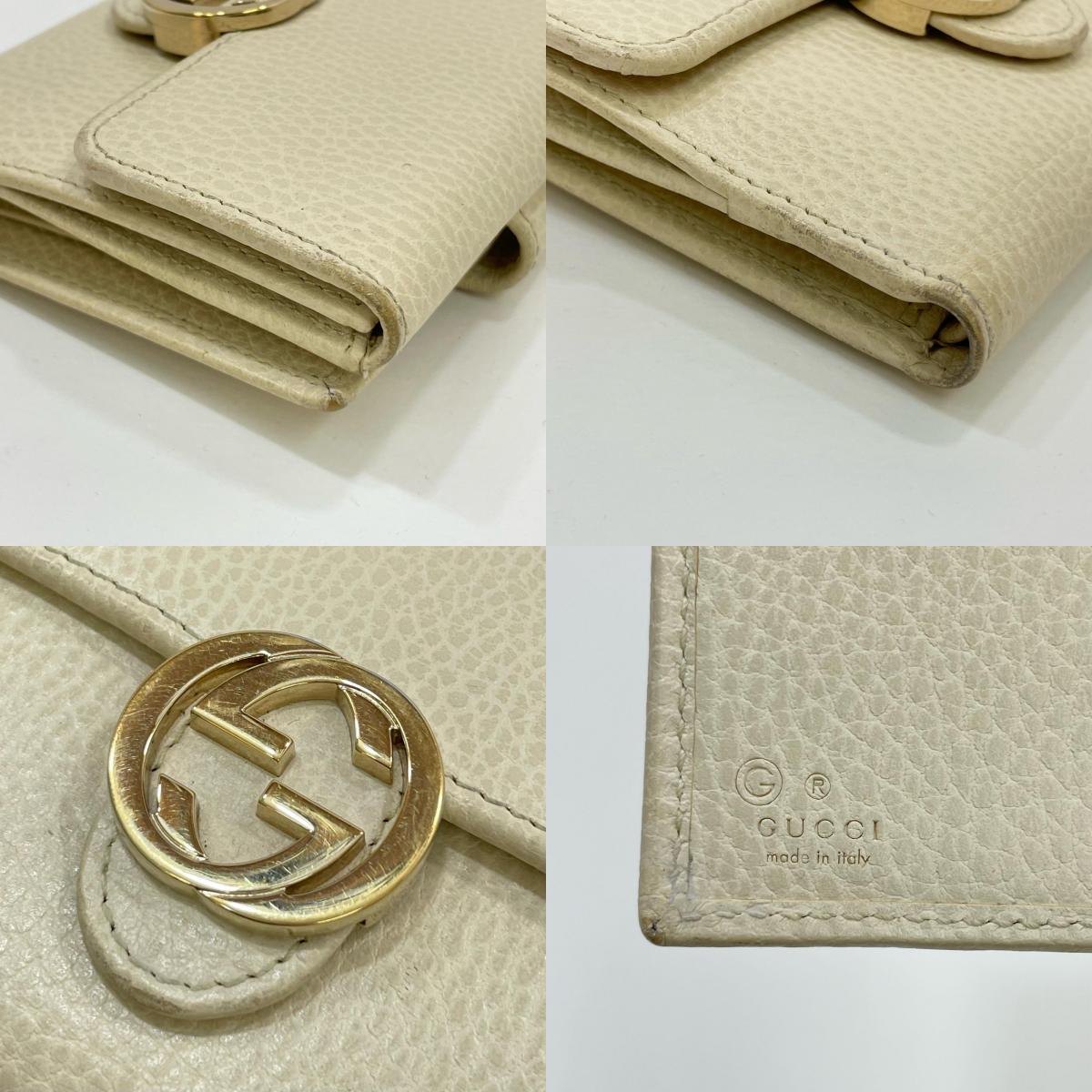 GUCCI | グッチ 二つ折り財布 ホワイト【尾張小牧店】