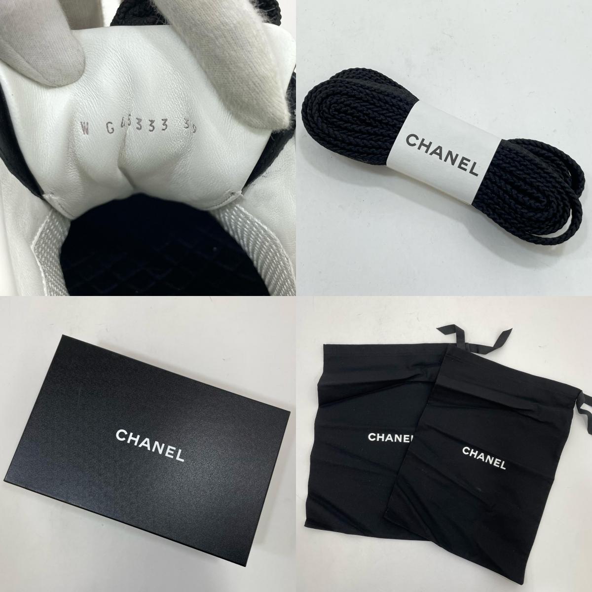 CHANEL | シャネル スニーカー ブラック 24.5cm サイズ:39【尾張小牧店】