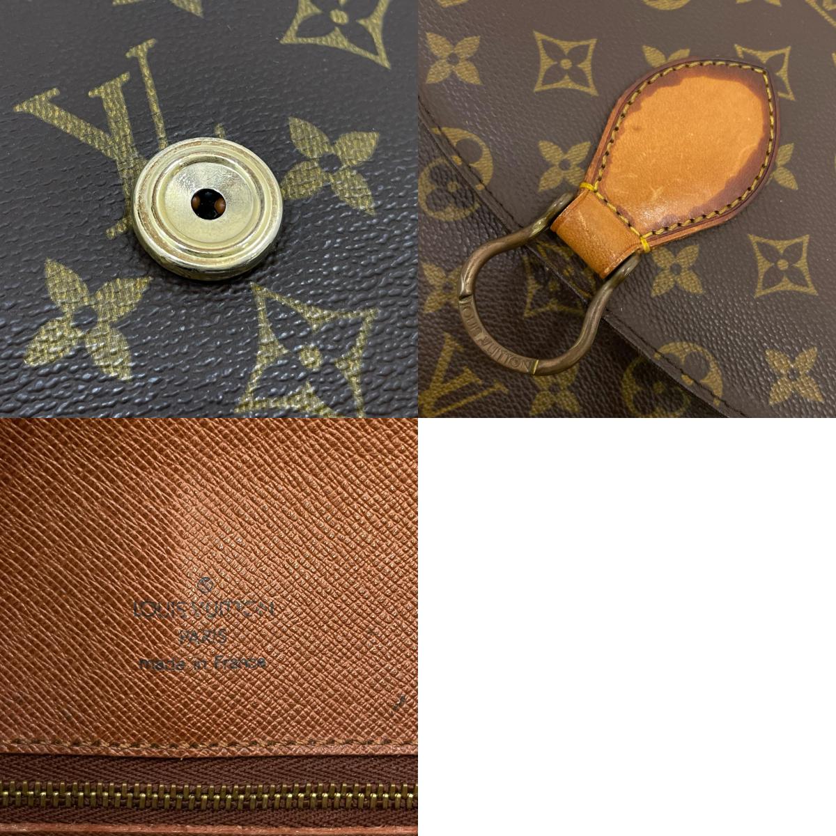 【中古】LOUIS VUITTON | ルイ・ヴィトン サンクルーGM モノグラム ショルダーバッグ M51242 ブラウン【尾張小牧店】