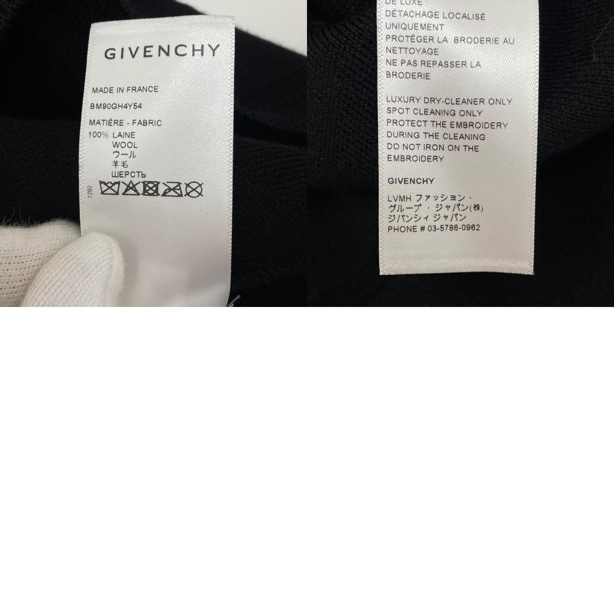 【中古】GIVENCHY | ジバンシィ 21AW 長袖ニット BM90GH4Y54 ブラック サイズ:XL【尾張小牧店】