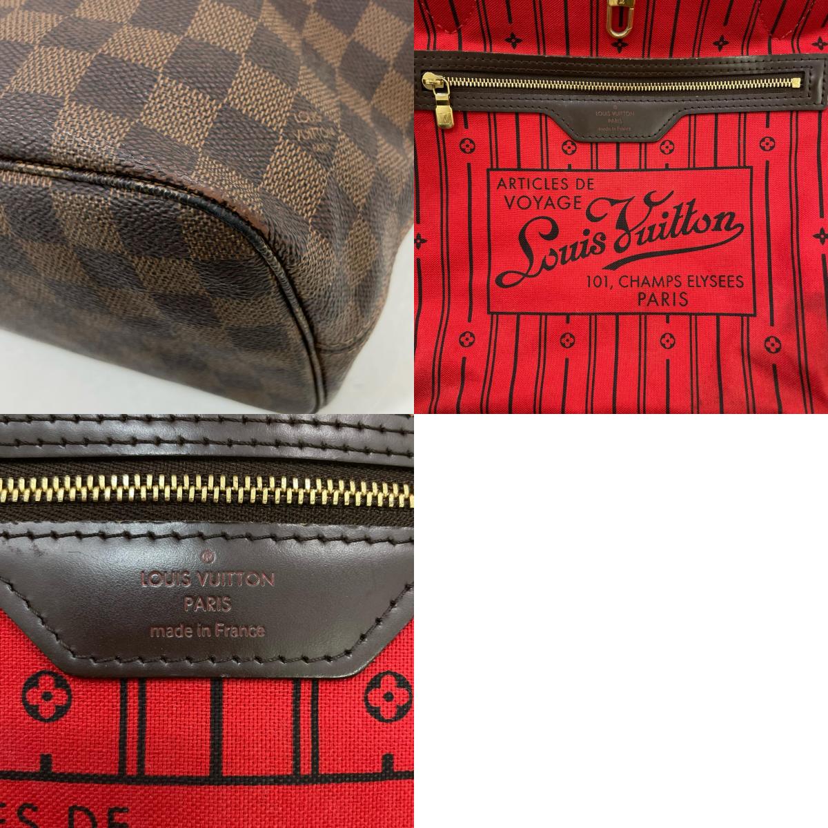 【中古】LOUIS VUITTON | ルイ・ヴィトン ネヴァーフルMM 旧型 ダミエ トートバッグ ショルダーバッグ N51105 ブラウン【尾張小牧店】