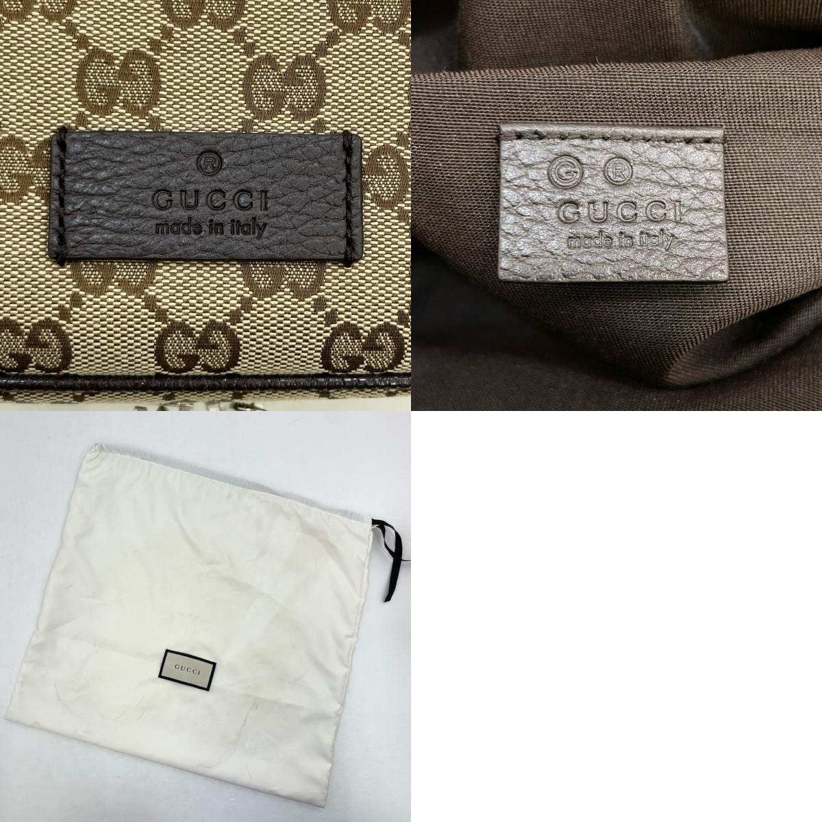 【中古】GUCCI | グッチ GGキャンバス ボディバッグ ウエストバッグ ウエストポーチ 630915 ベージュ【尾張小牧店】