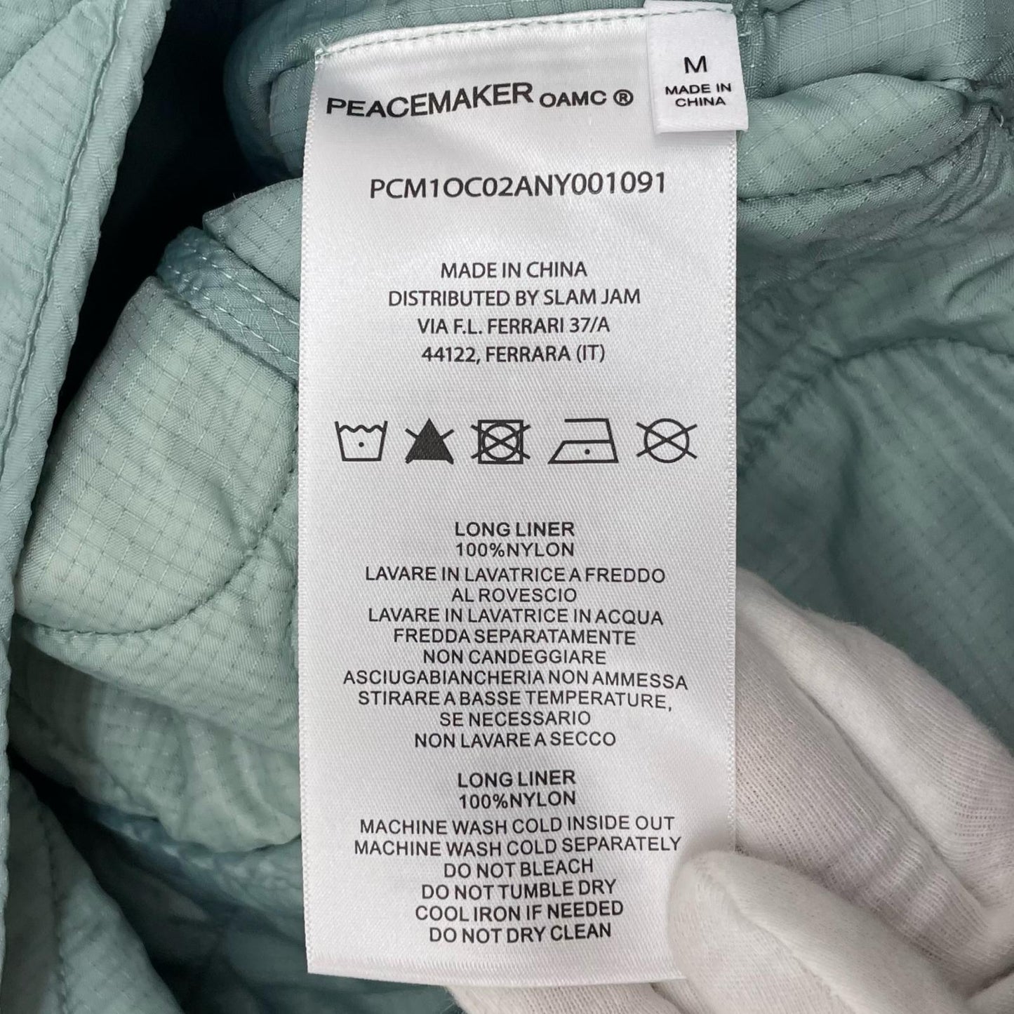 OAMC | オーエーエムシー Long Liner その他アウター PCM1OC02ANY001091 ライトグリーン サイズ:M【尾張小牧店】