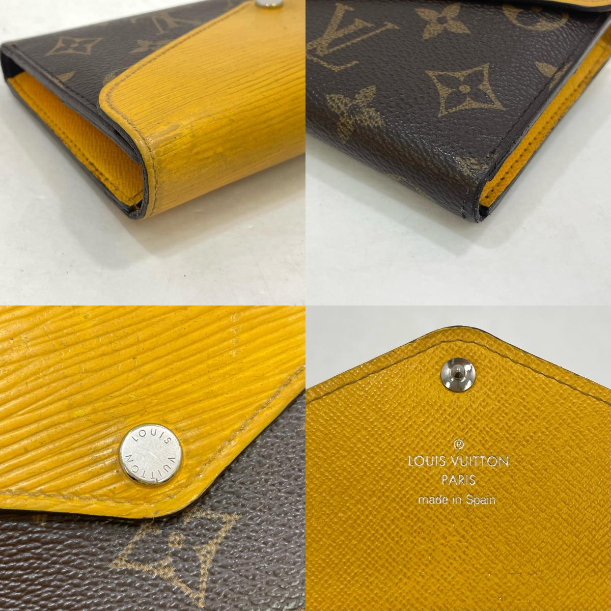 LOUIS VUITTON | ルイ・ヴィトン 長財布 ブラウン×イエロー【尾張小牧店】
