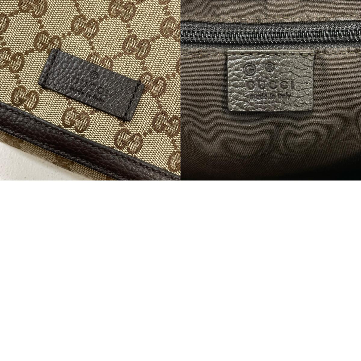【中古】GUCCI | グッチ GGキャンバス ショルダーバッグ メッセンジャーバッグ 449172 ブラウン【尾張小牧店】