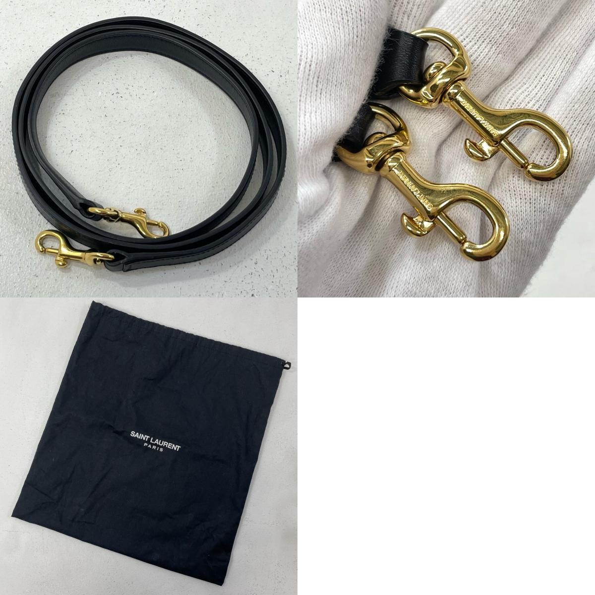 【中古】SAINT LAURENT | サンローラン サック ド ジュール ナノ 2way ショルダーバッグ ハンドバッグ ブラック【尾張小牧店】