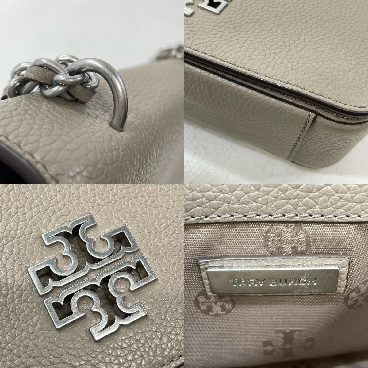 【中古】Tory Burch | トリーバーチ チェーン ショルダーバッグ 1001101 グレー【尾張小牧店】