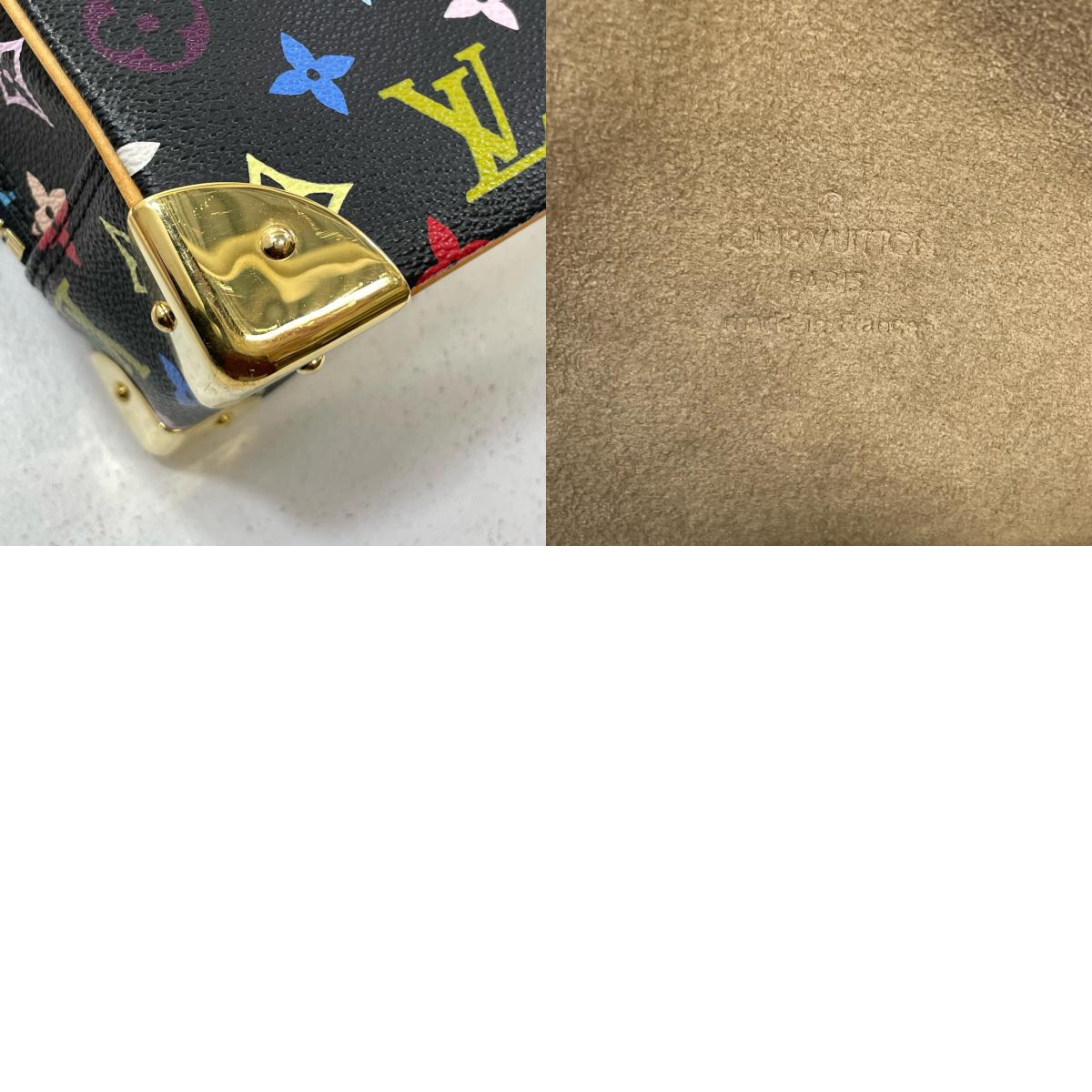 【中古】LOUIS VUITTON | ルイ・ヴィトン トゥルーヴィル モノグラム マルチカラー ハンドバッグ M92662 ブラック【尾張小牧店】