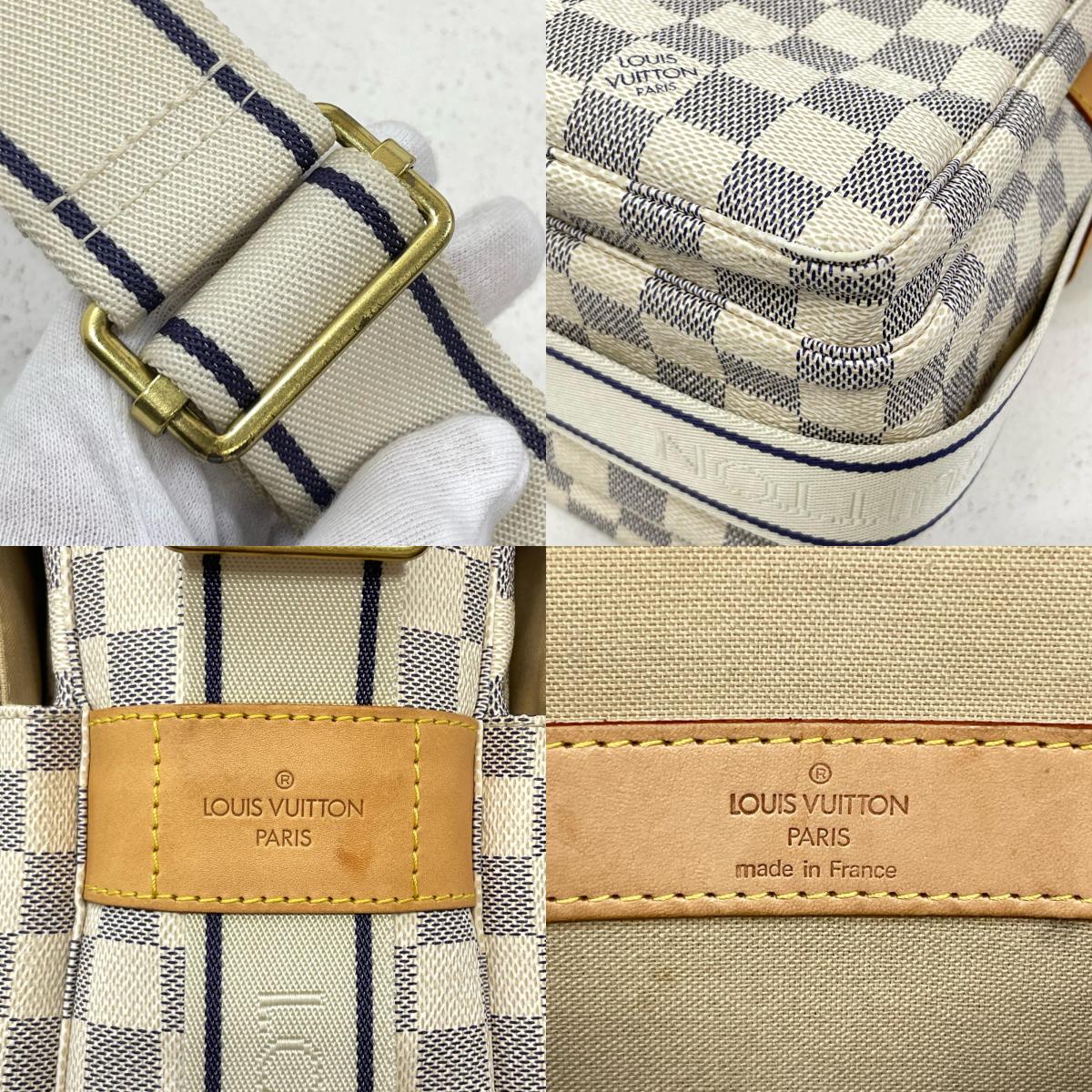 【中古】LOUIS VUITTON | ルイ・ヴィトン ナヴィグリオ ダミエ アズール ショルダーバッグ N51189 ホワイト【尾張小牧店】