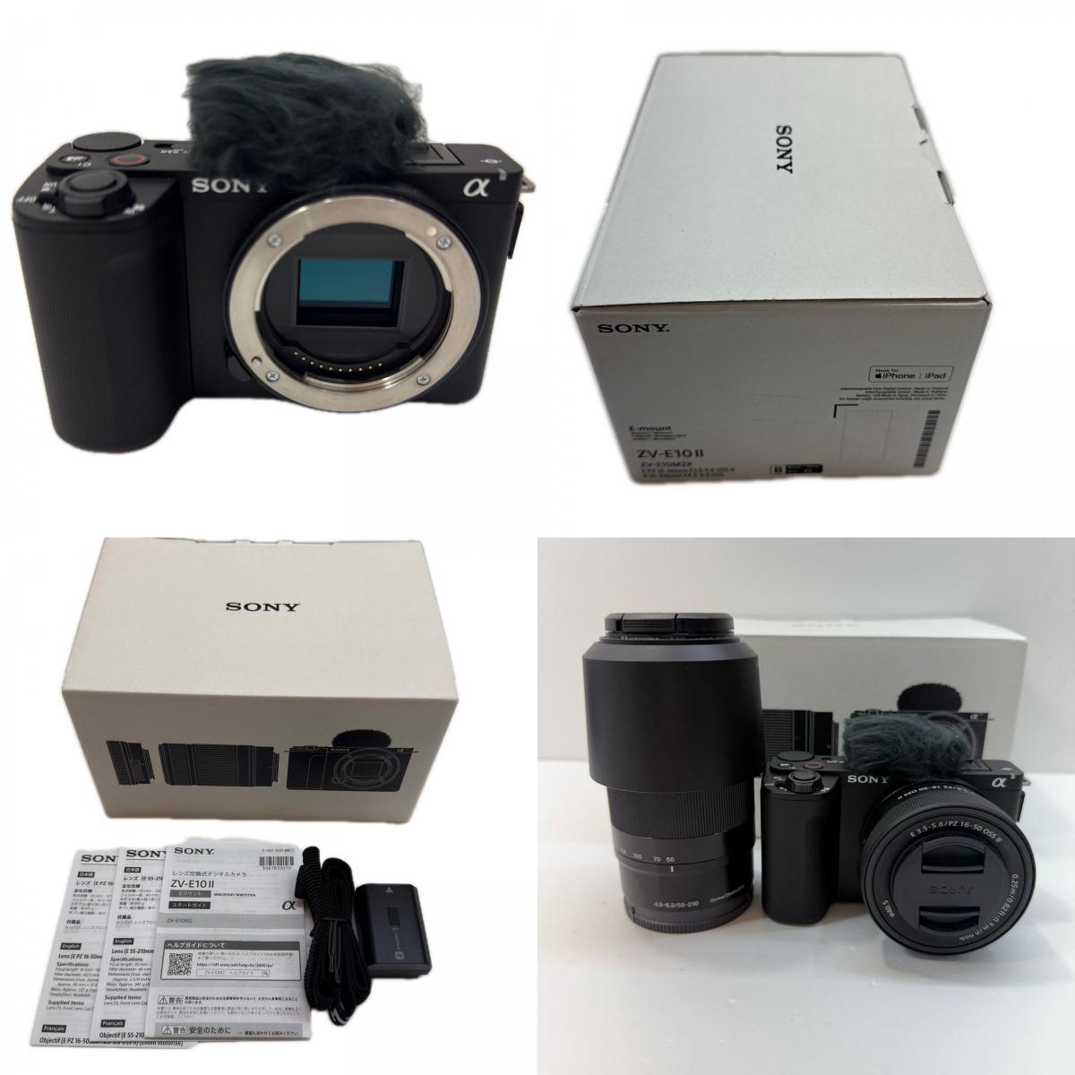 【尾張小牧店】 中古 デジタルカメラ SONY | ソニー VLOGCAM ZV-E10M2X ダブルズームレンズキット ミラーレス カラー:ブラック Eマウント【405】