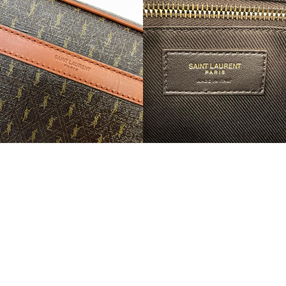 【中古】SAINT LAURENT | サンローラン ル モノグラム カメラバッグ ショルダーバッグ 669957 ブラウン【尾張小牧店】