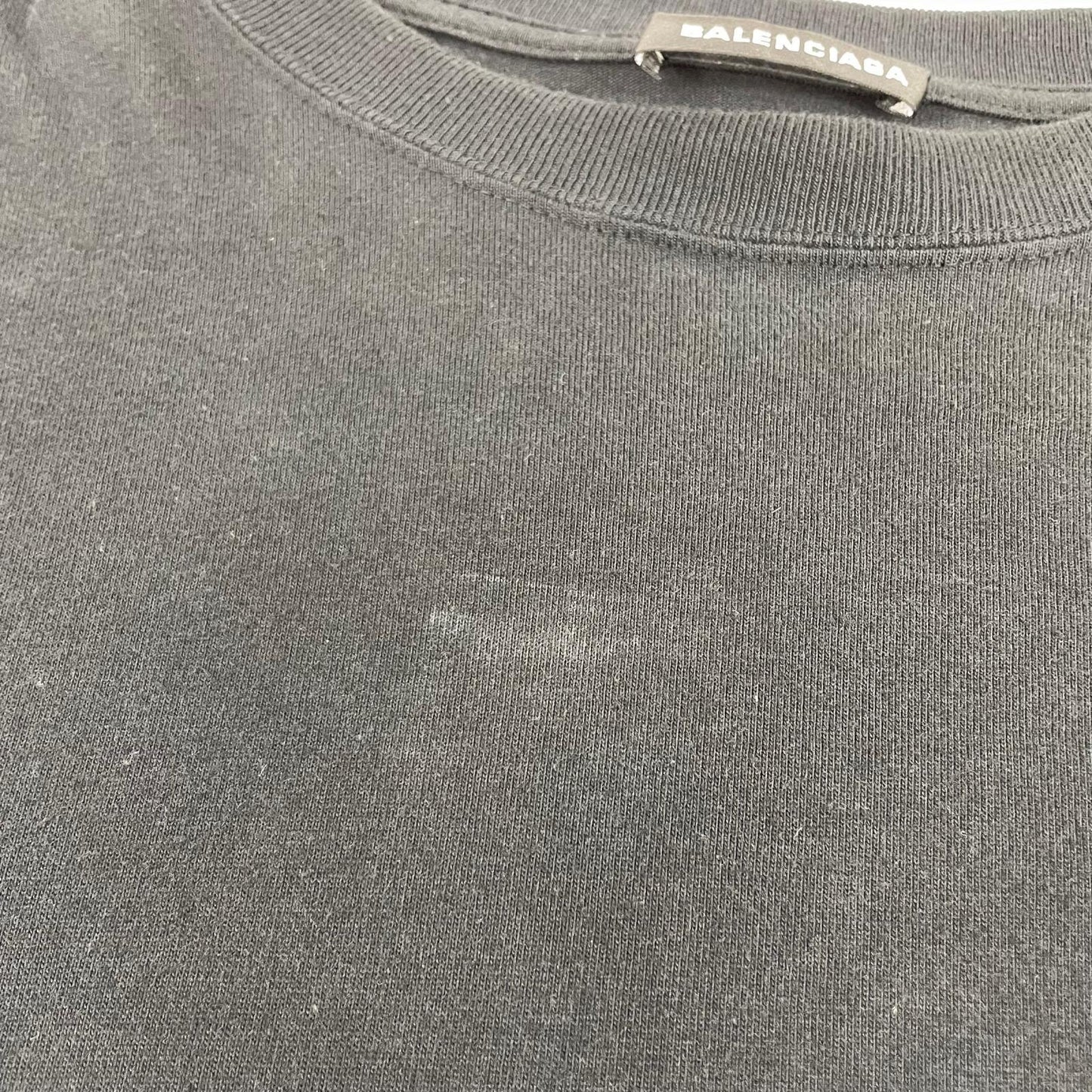 BALENCIAGA | バレンシアガ 長袖Tシャツ 620970 THV50 ブラック サイズ:XS【尾張小牧店】