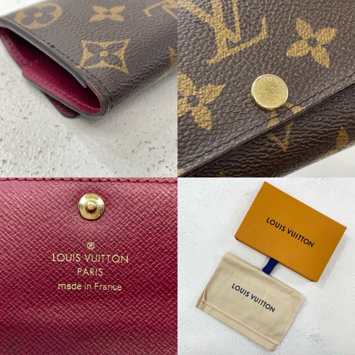LOUIS VUITTON | ルイ・ヴィトン キーケース ブラウン×フューシャ【尾張小牧店】