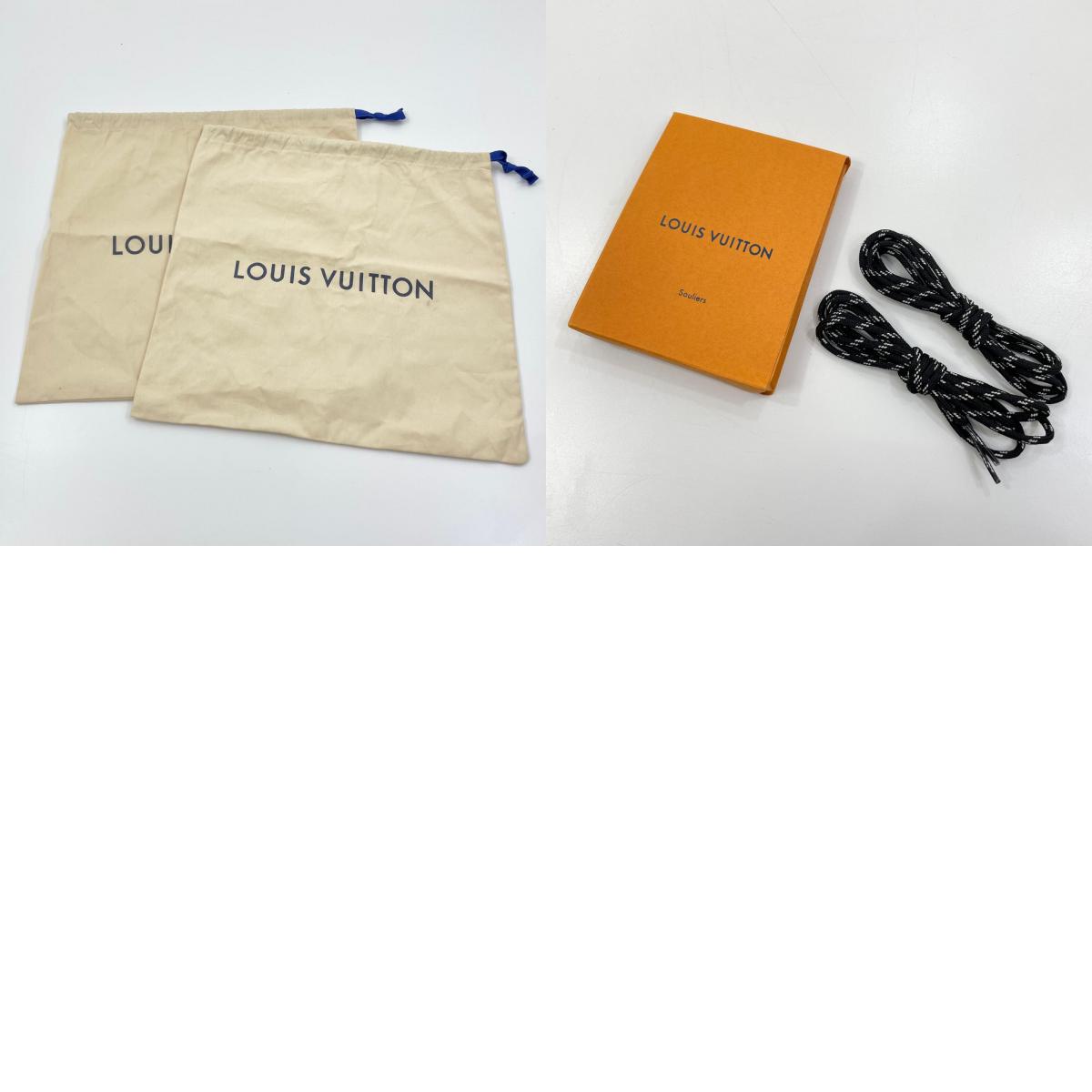 【中古】LOUIS VUITTON | ルイ・ヴィトン ランアウェイ パルスライン スニーカー 1A4K49 イエロー×ブラック サイズ:7【尾張小牧店】